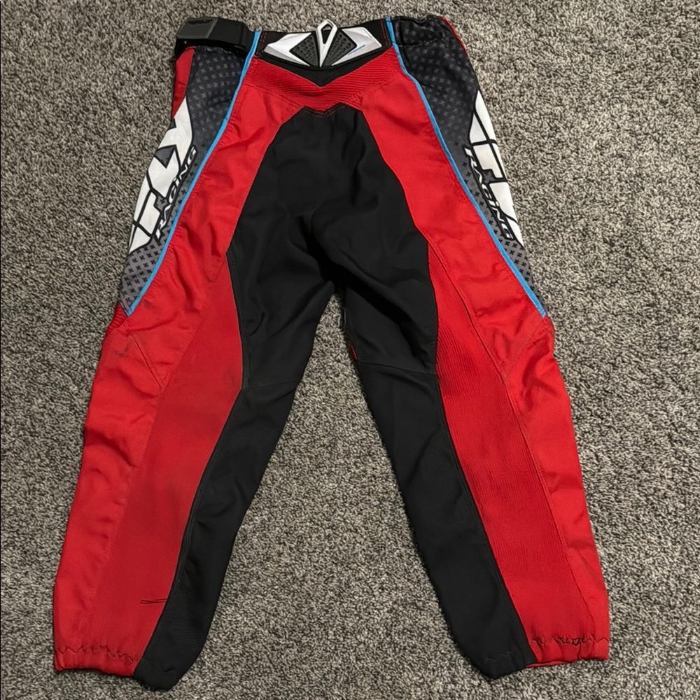 Red and Black Boys Riding pants